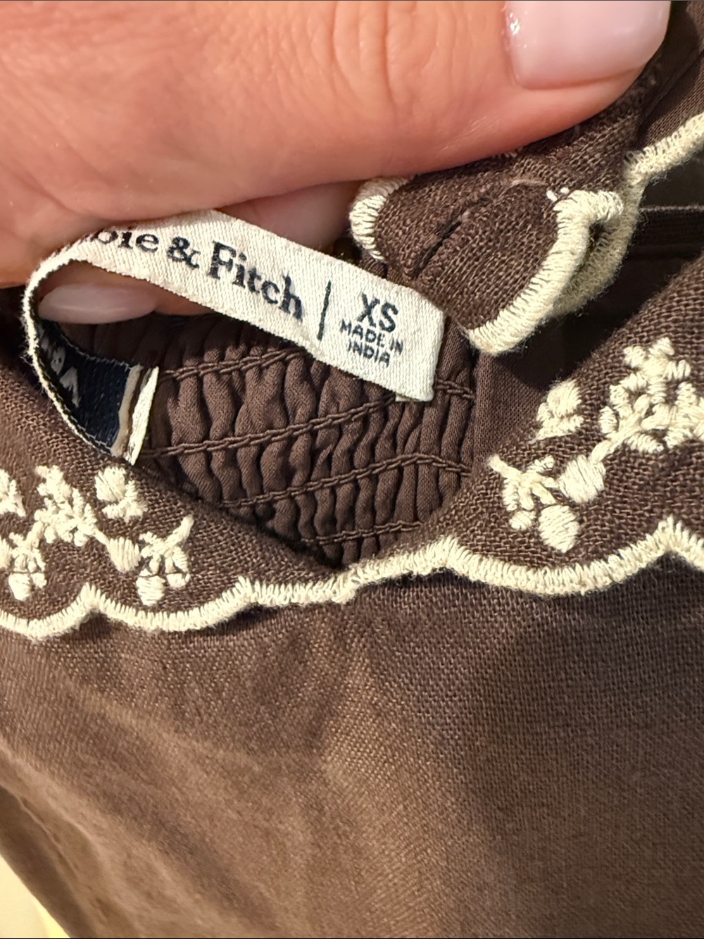 Abercrombie & Fitch linen Mini Dress - Picture 3 of 5